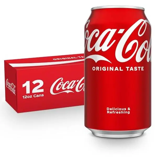 Coca-Cola Soda Classic Cola Flavor 12-Pack 12 fl oz Cans