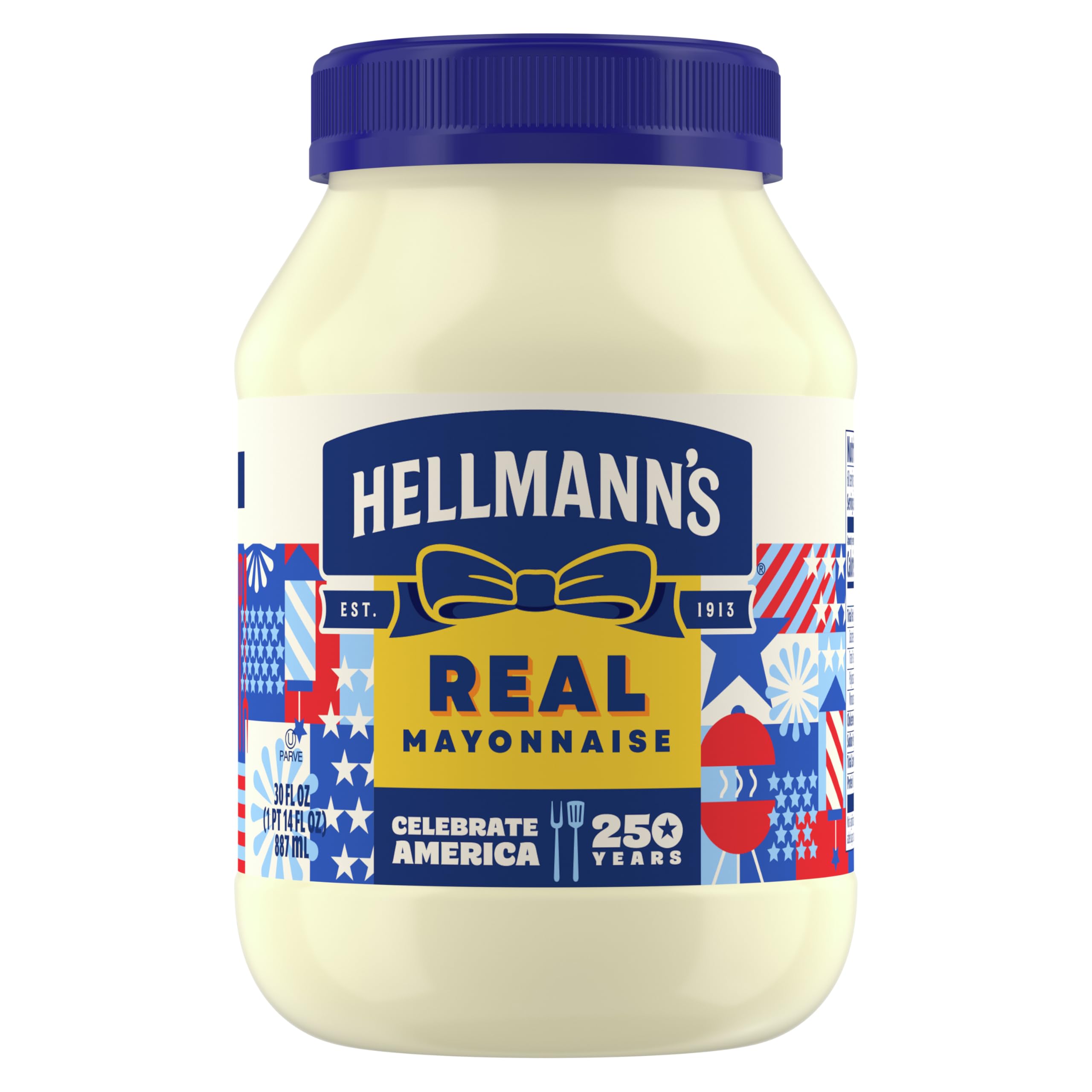 Hellmann's Mayonnaise Real Creamy Cage-Free Eggs 30 oz Jar