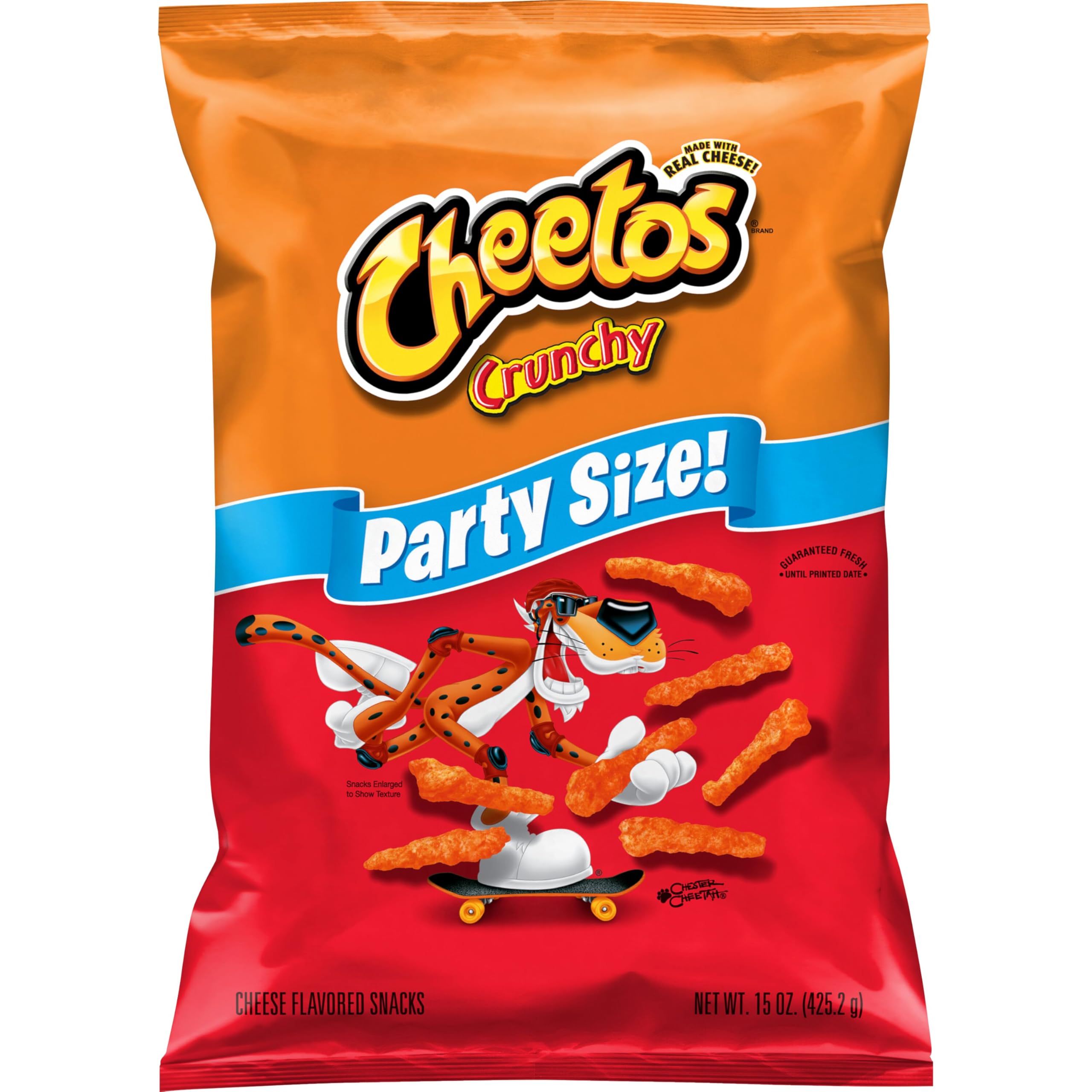 Cheetos Cheese Snacks Crunchy Cheddar Flavor 15 oz Bag